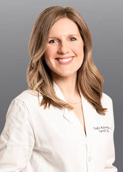 Certified Physician Assistant Claire Roberts, P.A.-C. at Carrell Clinic Photo: Claire Roberts, P.A.-C.