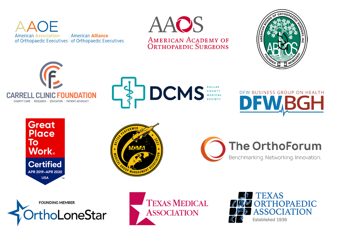 Professional Affiliation logos
