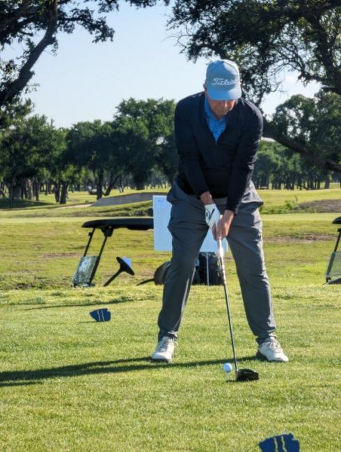 Man Golfing