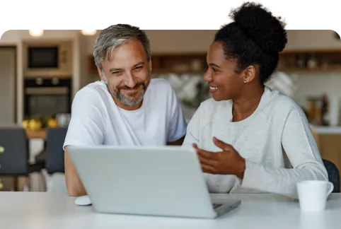 older couple using computer